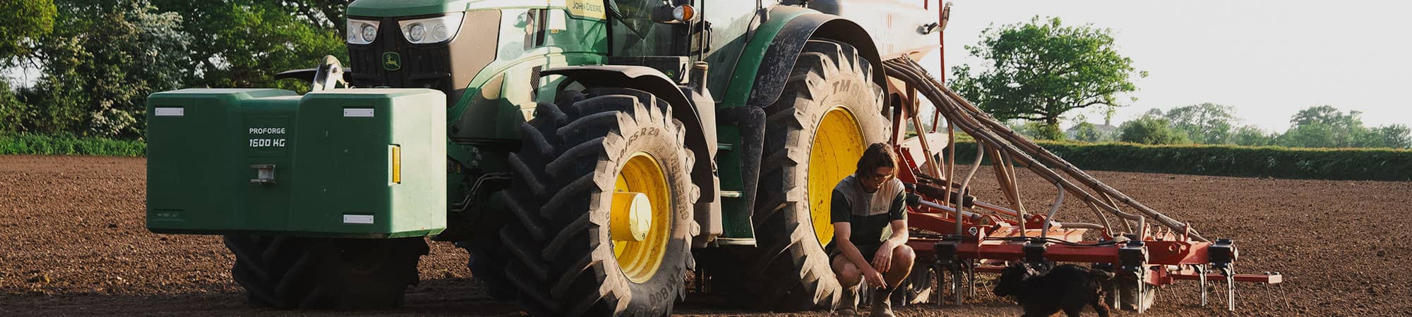 Rossett Park Farming tractor in Wrexham
