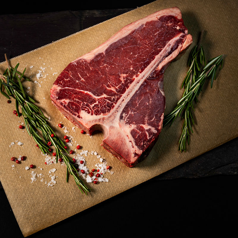 Organic beef steak